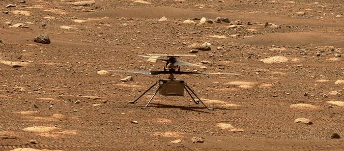 Ingenuity: Νέο εντυπωσιακό βίντεο από το «ελικόπτερο» της NASA στον πλανήτη Άρη